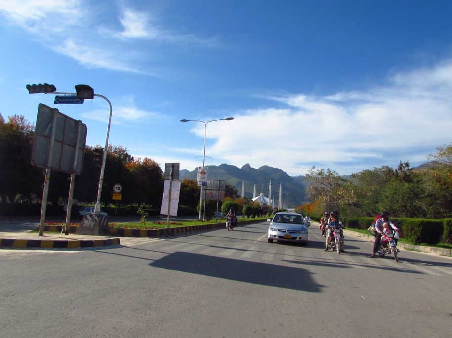 A generic image of Islamabad road used for Is it safe to travel to Islamabad