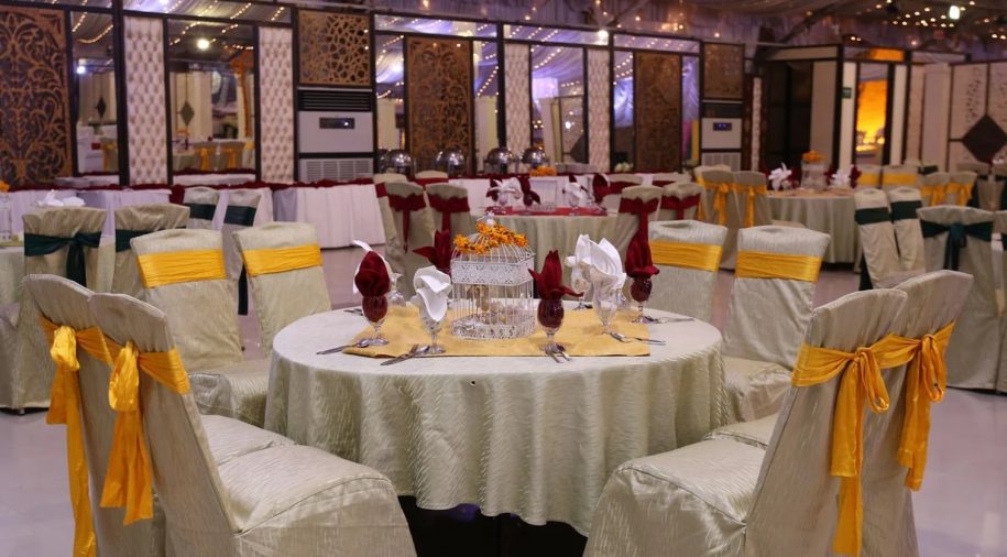 An image of a interior of a top wedding hall in Islamabad